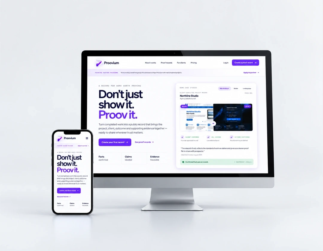 Proovium website