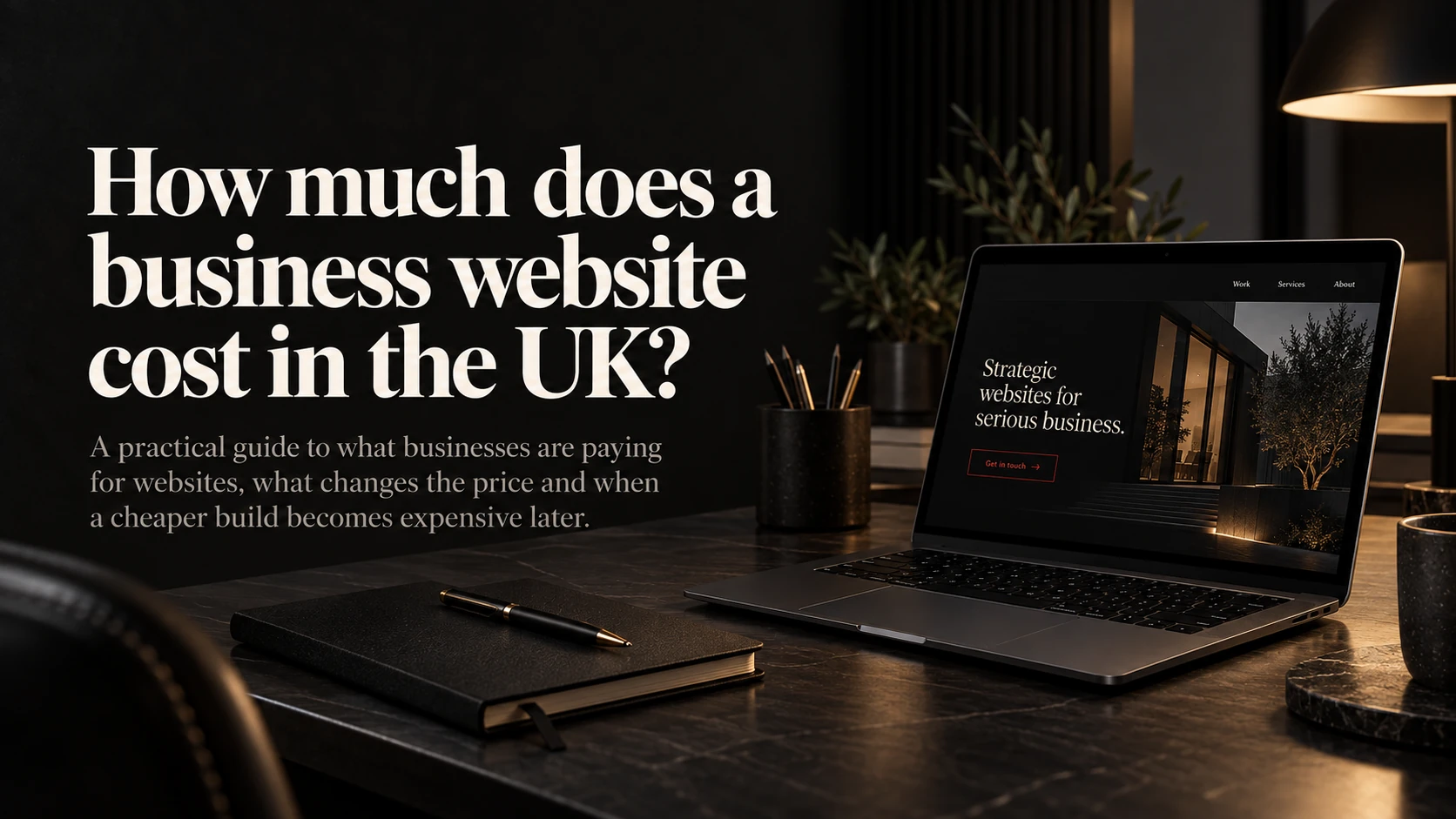 How much does a business website cost in the UK?