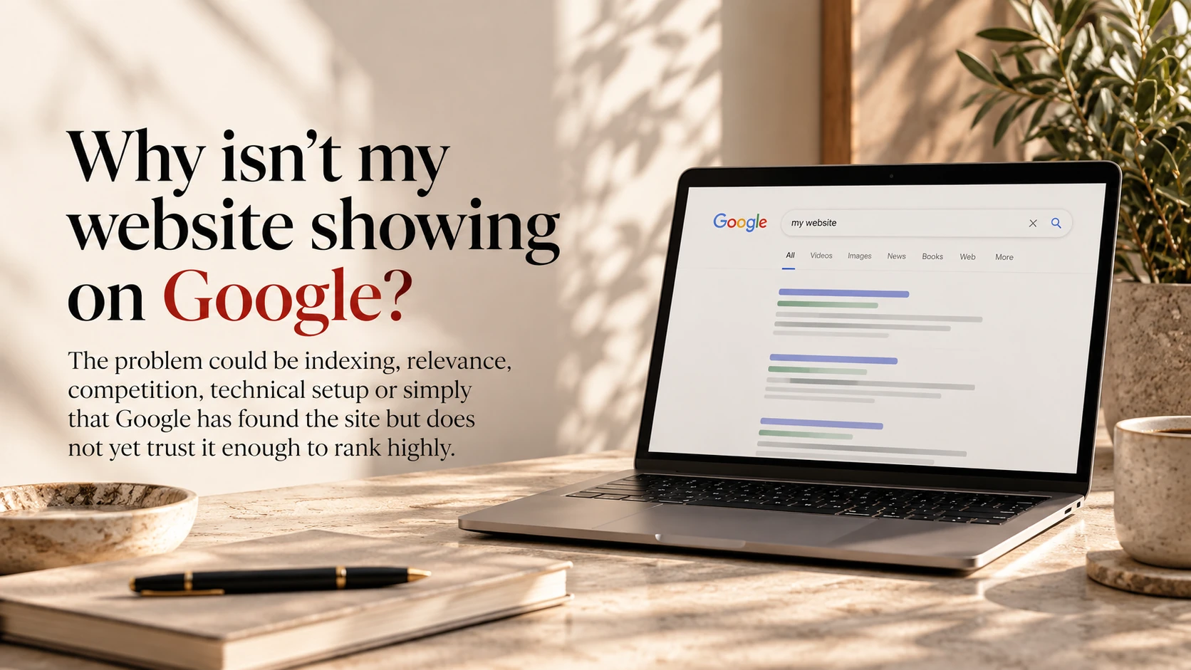 Why isn’t my website showing on Google?