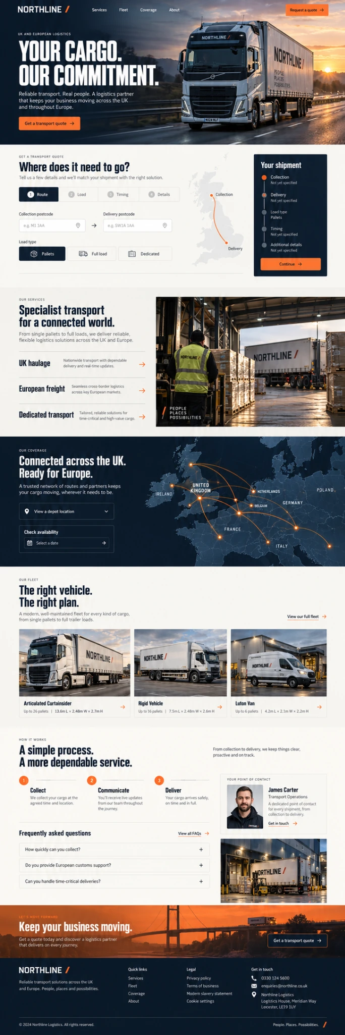Northline website preview