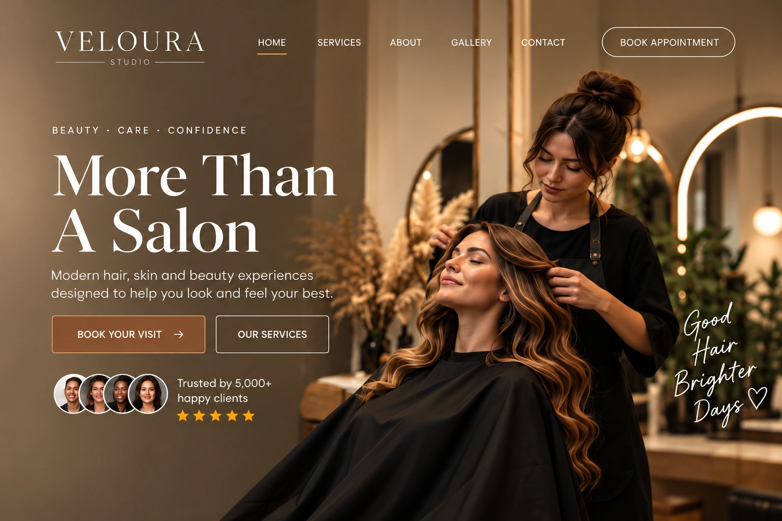 Veloura Studio website preview