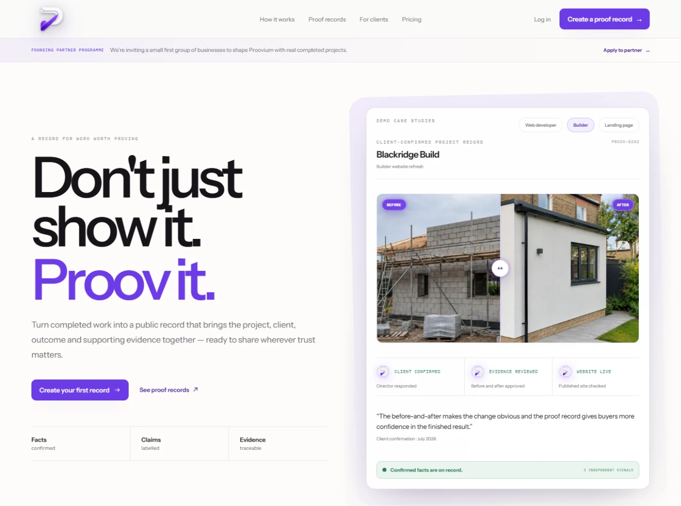 Proovium project